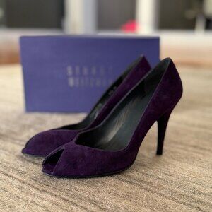 Stewart Weitzman Greta Peep Toe Heel, size 6.5